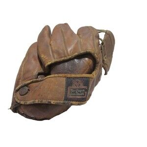 Vintage Mac Gregor Gold Smith  1940's 1950's 10 " RHT Baseball Glove USA Made